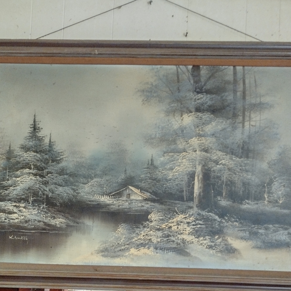 Painting autographed
